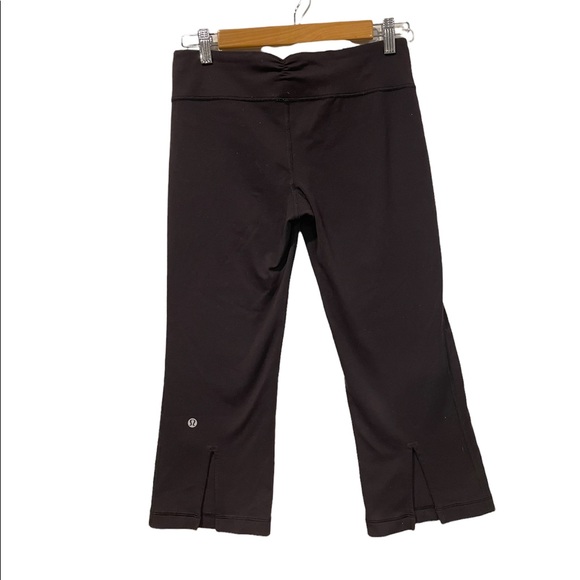 Lululemon Gather and Crow Crop Pants Black 6 - Picture 6 of 8